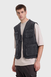 Chaqueta Hombre Cargo Gris