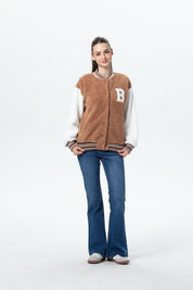 Chaqueta Mujer Bomber Camel