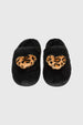 Pantufla Mujer Con Pompón Negro
