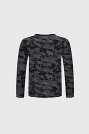 Polera Niño Print Dino Negro