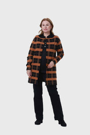 Sweater Mujer Abierto Negro