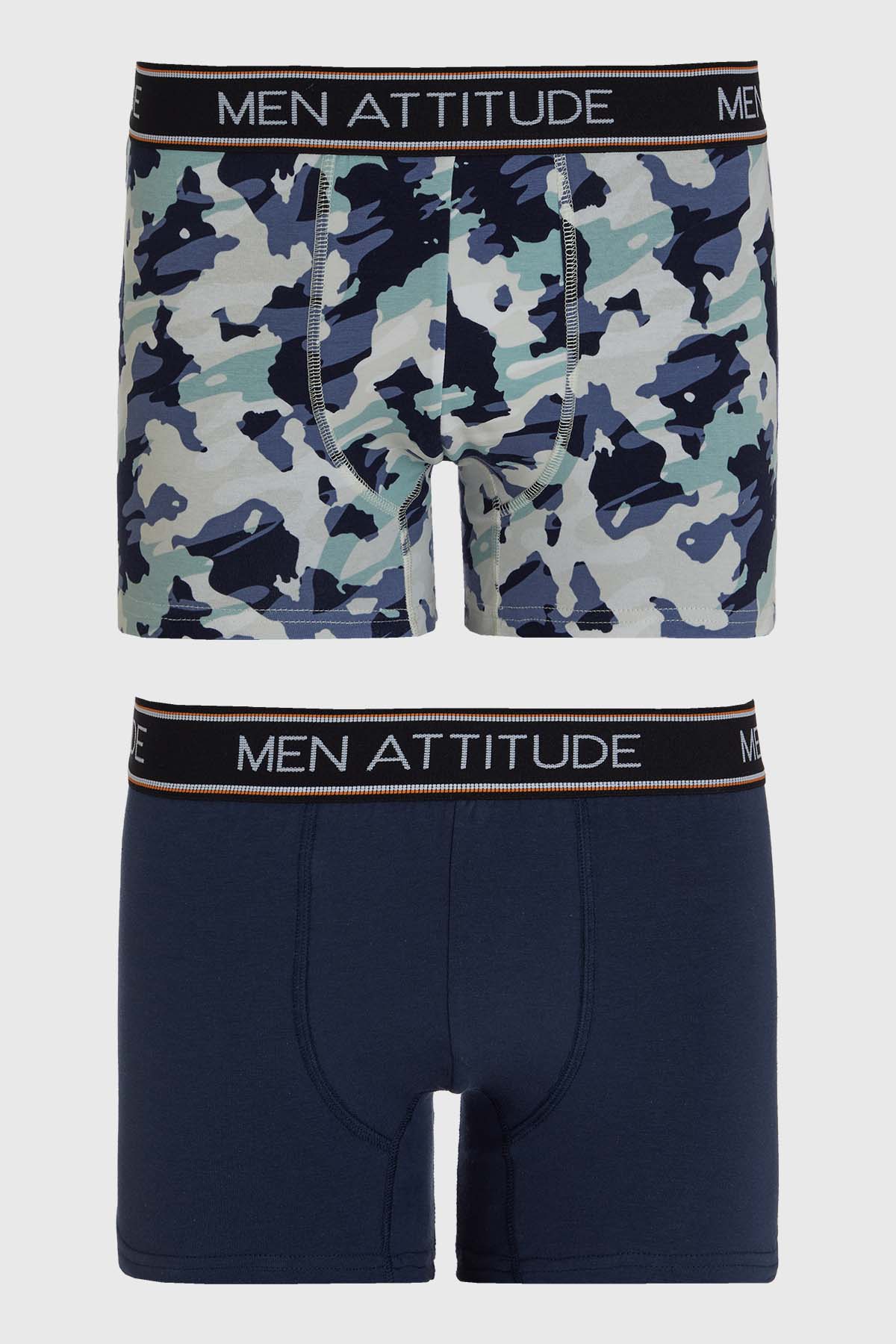 Boxer Hombre Bipack Gris