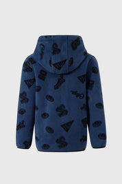 Polar Niño Con Bolsillos Azul
