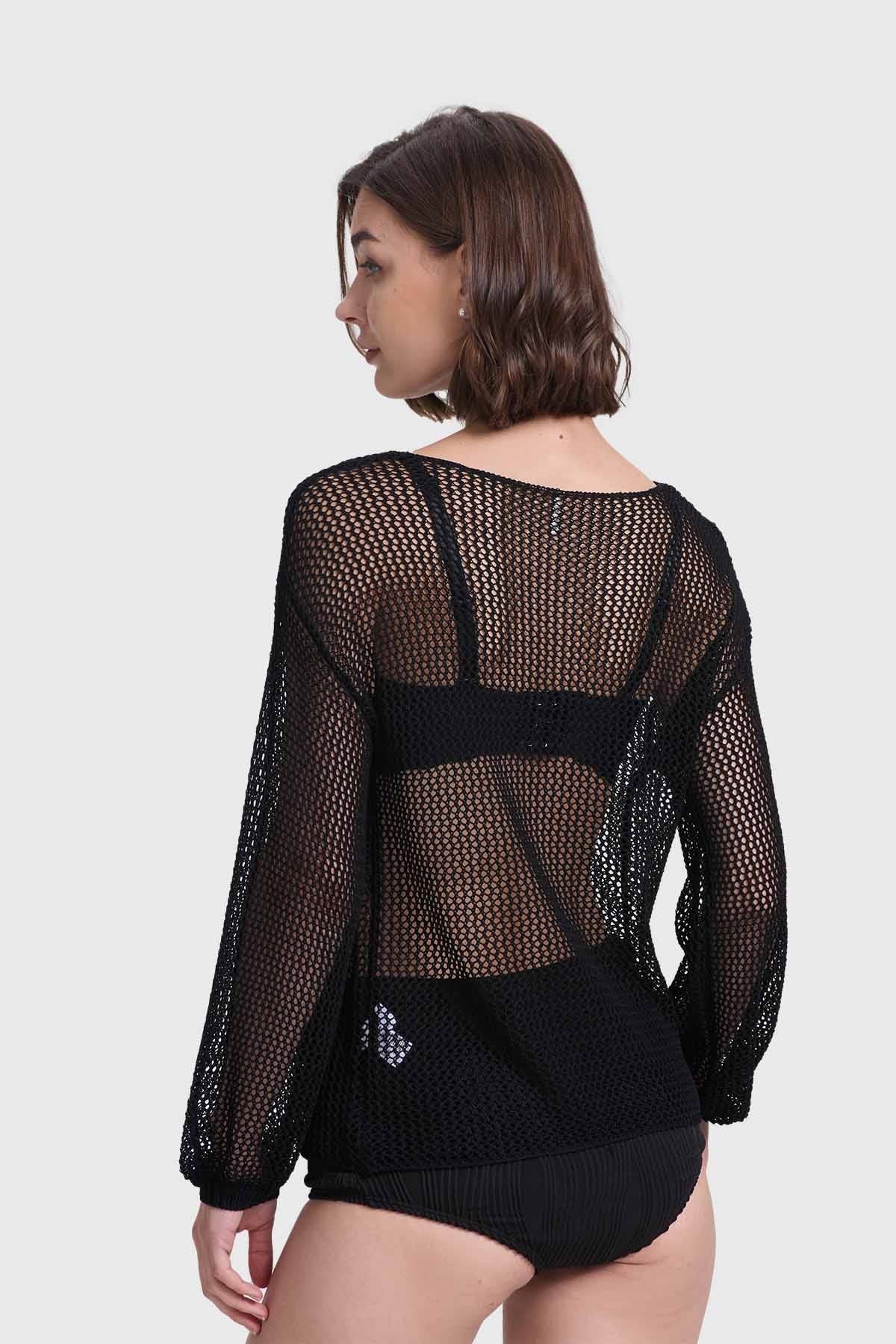 Polera Mujer Bote Calada Negro