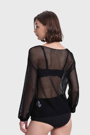 Polera Mujer Bote Calada Negro