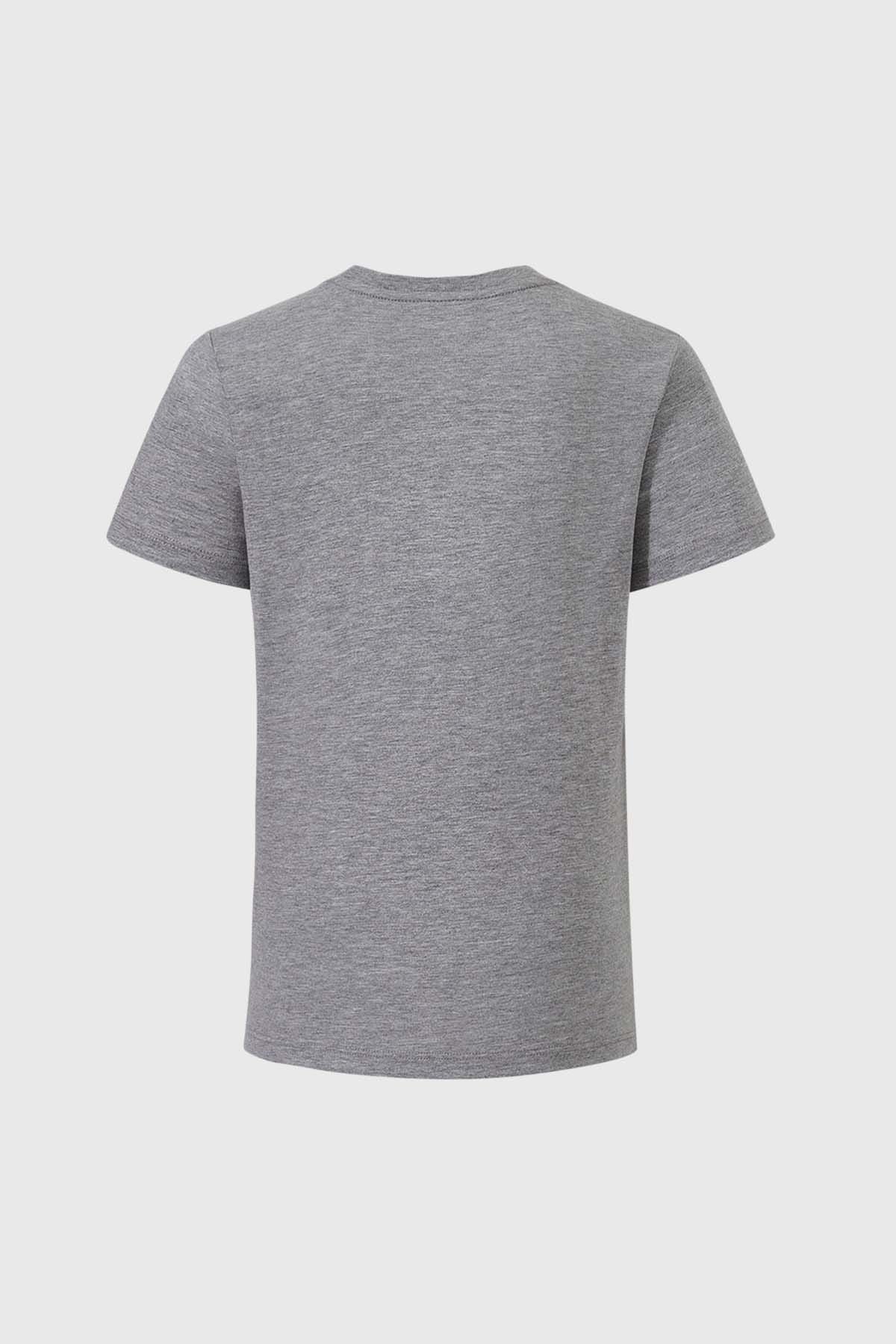 Polera Niño Básico Gris