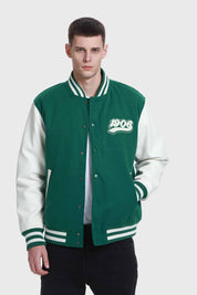 Chaqueta Hombre Varsity Verde