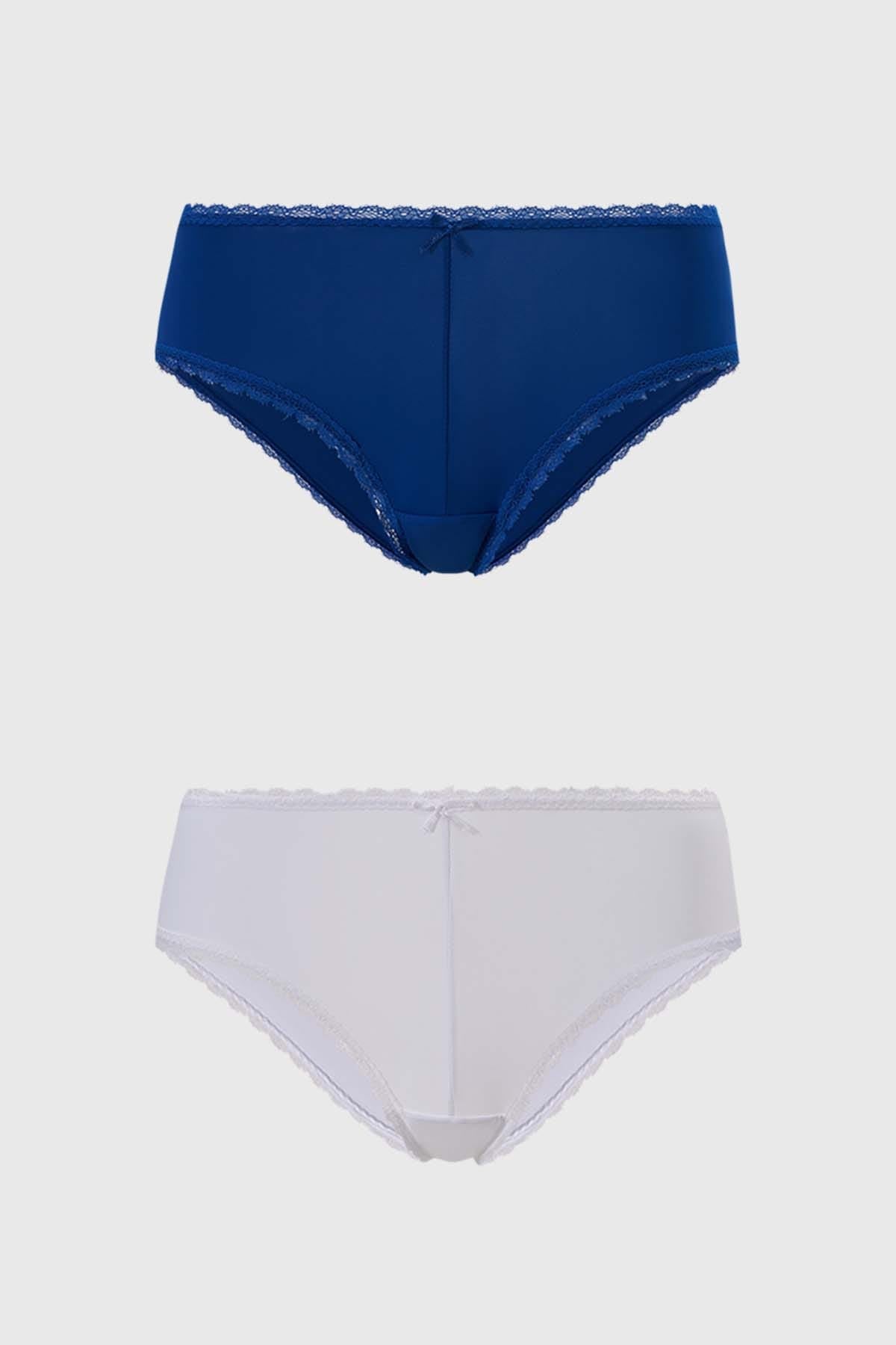 Calzón Mujer Bipack Pantaleta Culotte Azul