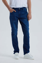 Jeans Hombre Slim Azul