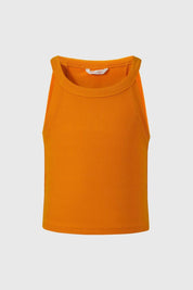 Polera Niña Rib Naranjo