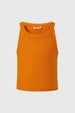 Polera Niña Rib Naranjo