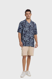 Camisa Hombre Guayabera Azul
