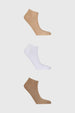 Calceta Deportiva Mujer Tripack Nude Fsp