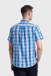 CAMISA HOMBRE RAPPORT VERDE PETROLEO