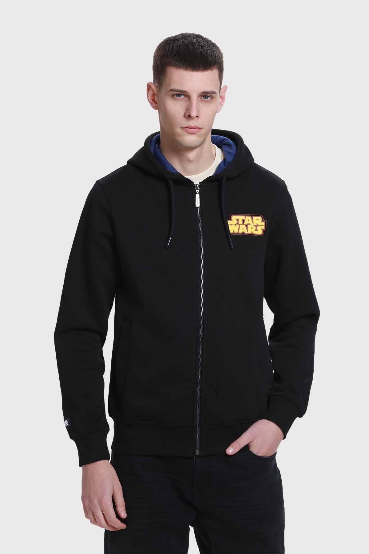 Polerón Hombre Star Wars Negro