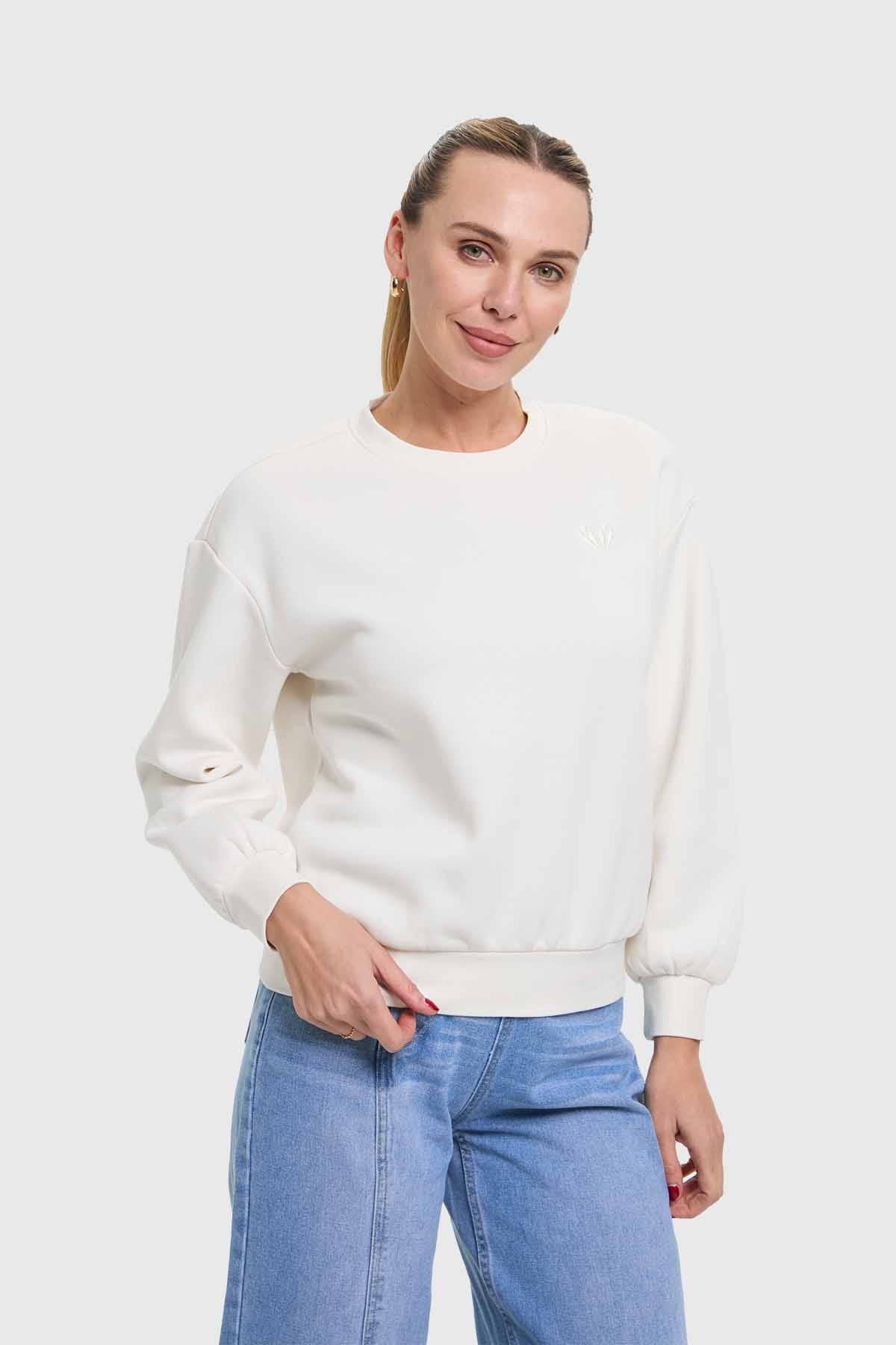Polerón Mujer Crudo