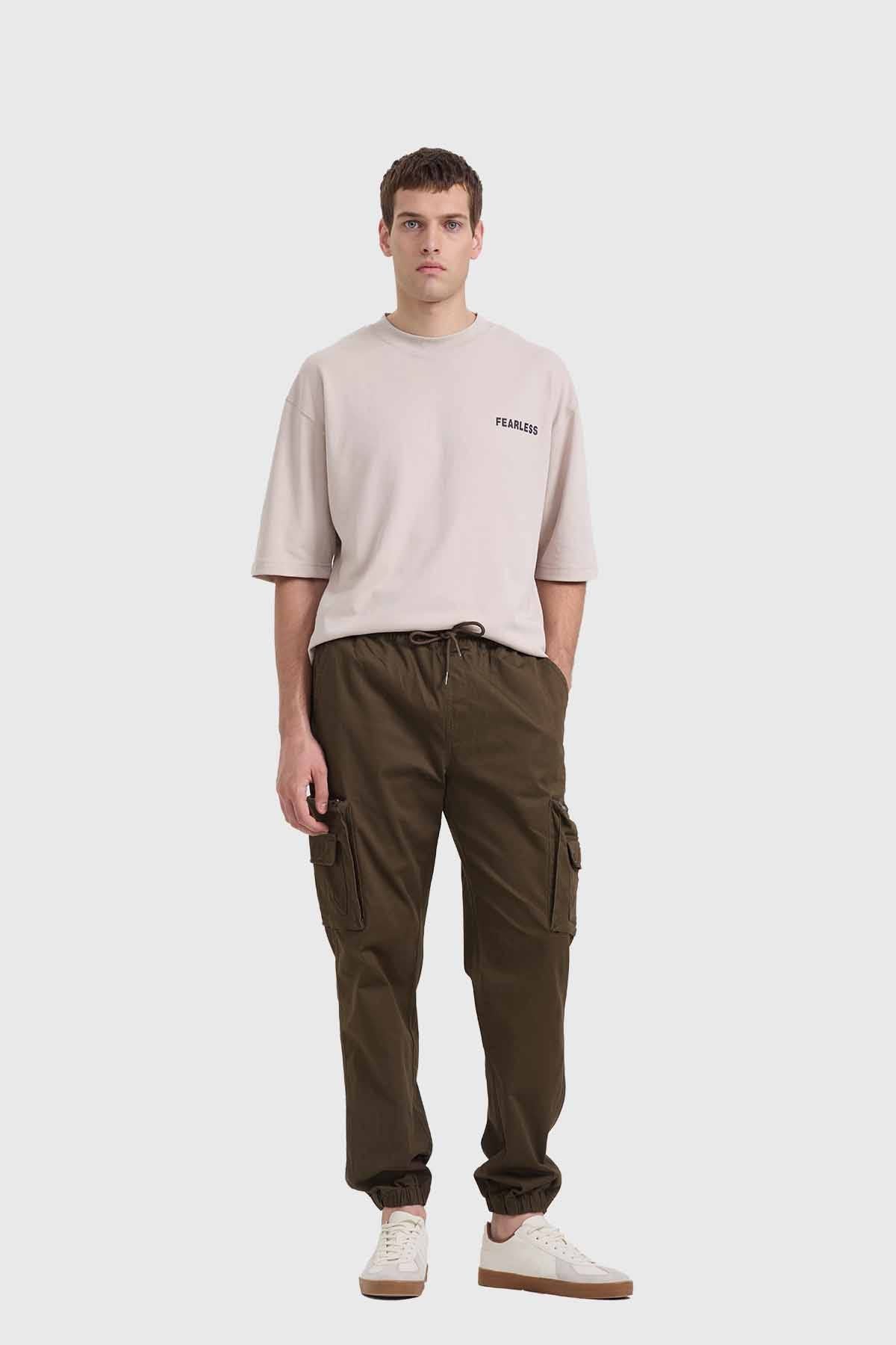 PANTALÓN HOMBRE CARGO VERDE MILITAR I FSP