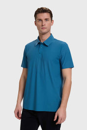 Polera Hombre Deportiva Azul
