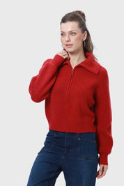 Sweater Mujer Bardot Rojo