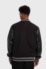 Chaqueta Hombre Varsity Negro