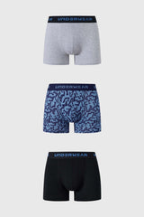 Boxer Hombre Tripack Gris