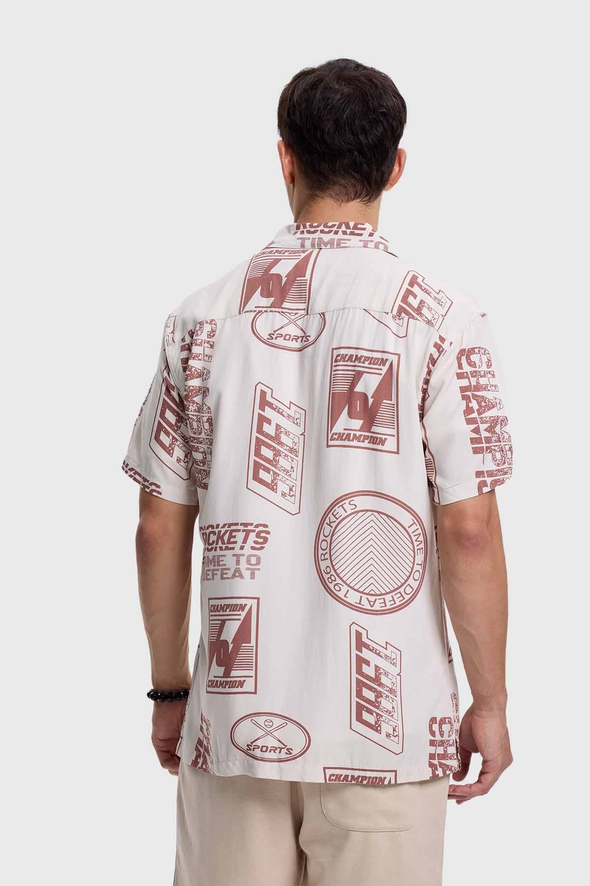 Camisa Hombre Beige
