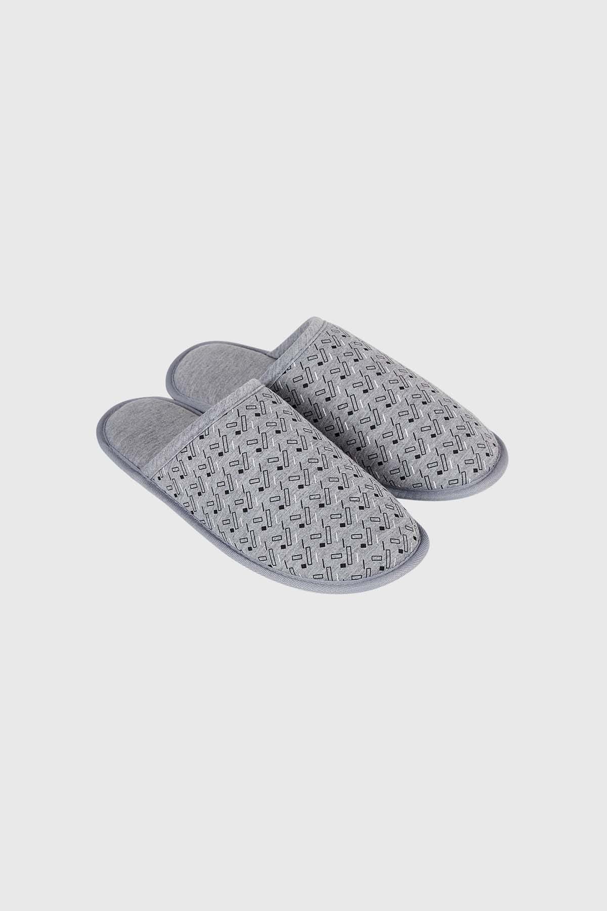 Pantufla Hombre Gris