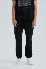 Pantalón Hombre Cargo Negro