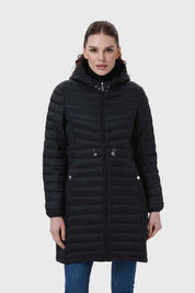 Parka Mujer Modelo Largo Negro