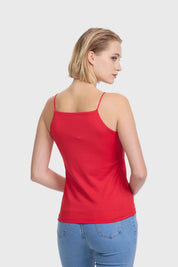 Polera Mujer Pabilo Delgado Rojo