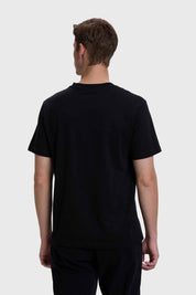 Polera Hombre Básica Con Bolsillo Negro