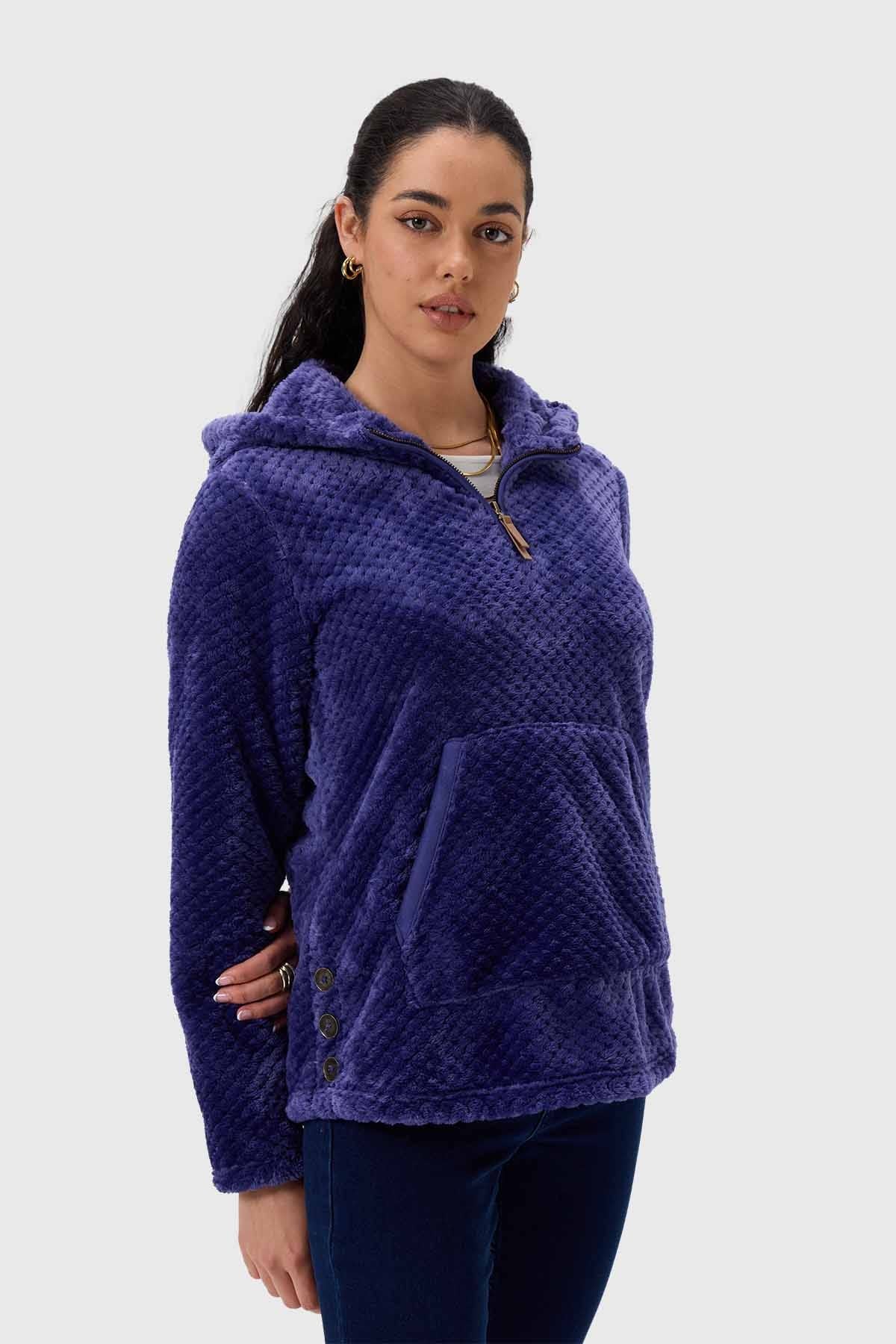 Polar Mujer Básico Morado