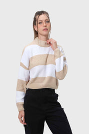 Sweater Mujer Chenille Nude