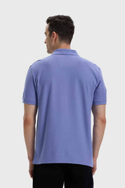 POLERA HOMBRE LISA CON LOGO LAVANDA