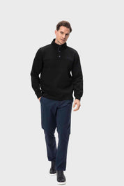 Polerón Hombre Half Negro