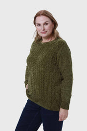 Sweater Mujer Tejido Verde