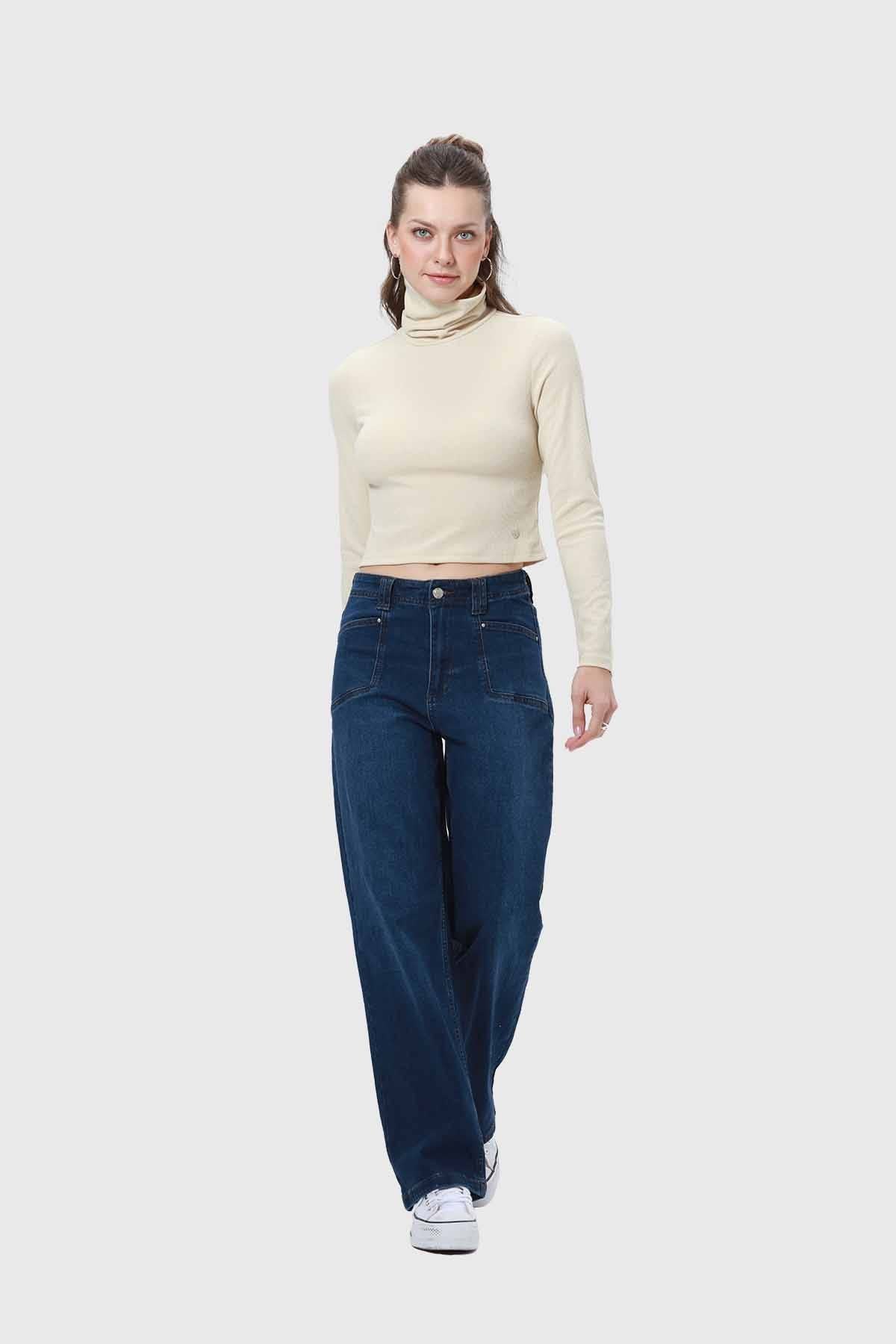 Polera Mujer Rib Nude