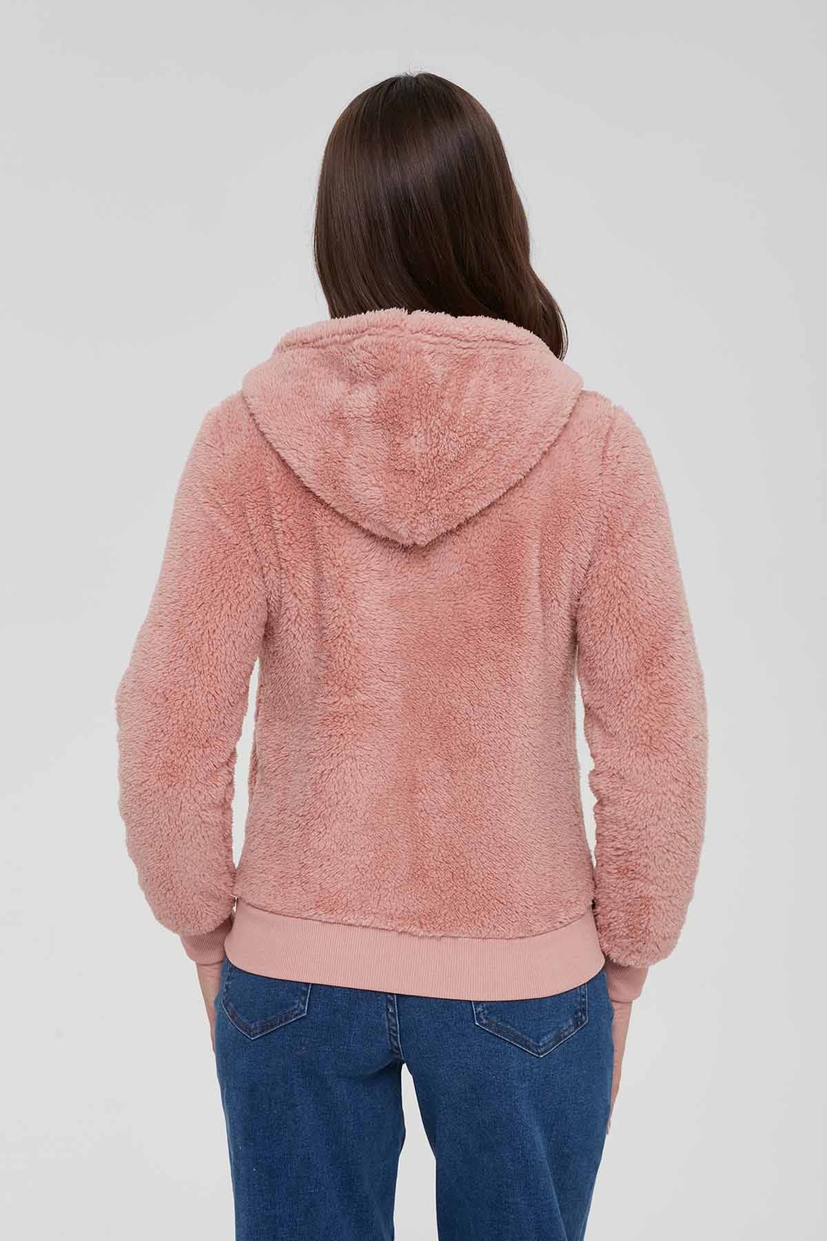 Polar Mujer Pompón Palo Rosa
