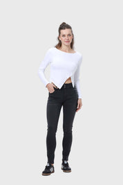 Jeans Mujer Kim Skinny Negro
