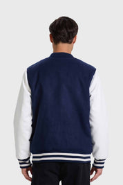 Chaqueta Hombre Varsity Azul