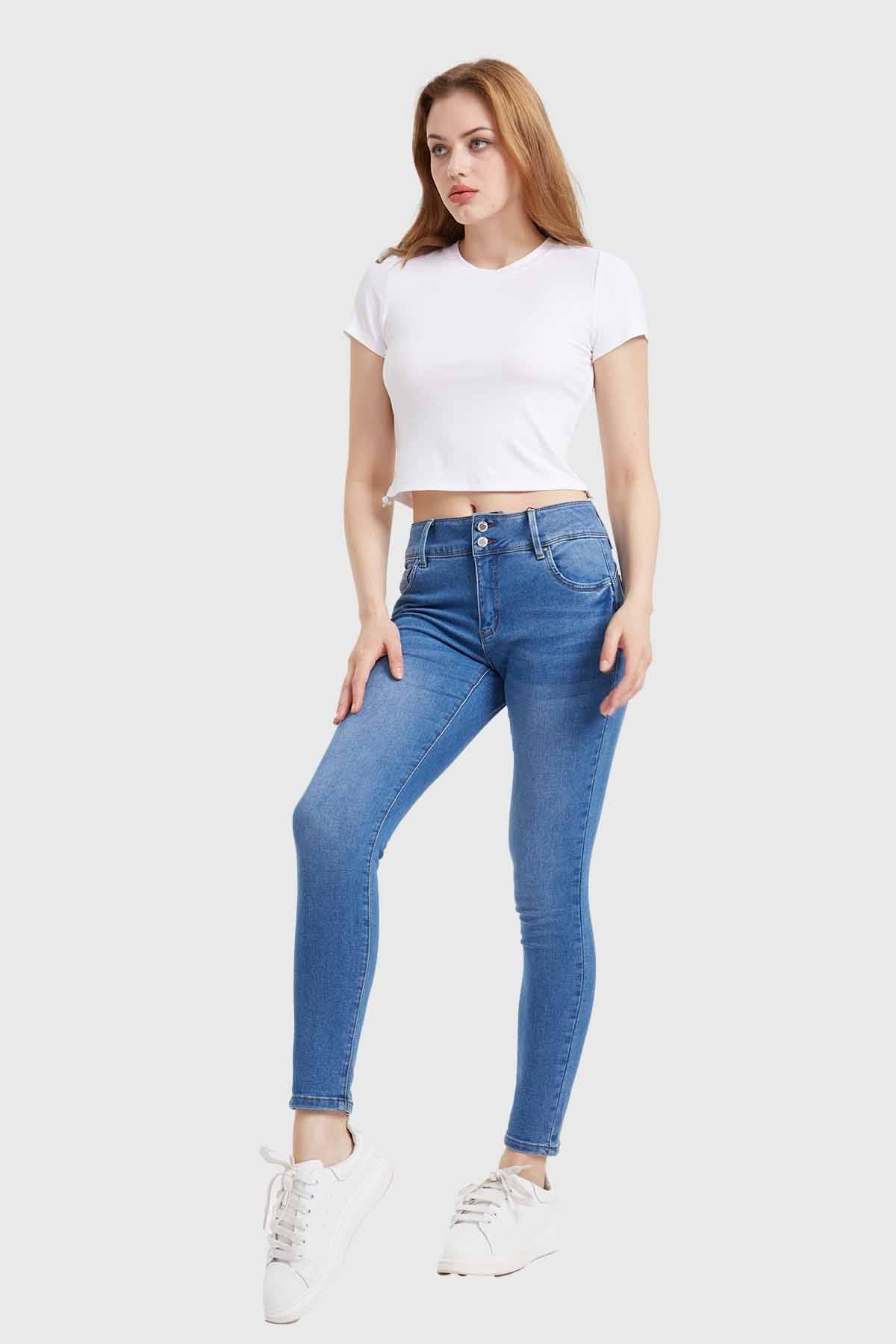 JEANS MUJER SKINNY KIM LAVADO AZUL
