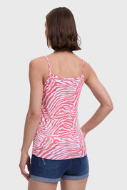 Polera Mujer Pabilo Print Coral