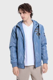 Chaqueta Hombre Hoodie Azul