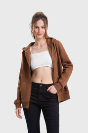 Polerón Mujer Hoodie Café