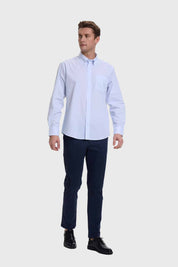 Camisa Hombre Mini Print Blanco
