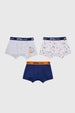 Boxer Niño Tripack Azul