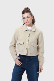 Chaqueta Mujer Sobrecamisa Nude