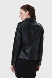 CHAQUETA MUJER PU NEGRO I
