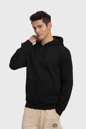 Polerón Hombre Hoodie Básico Negro