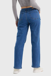 Jeans Mujer Wide Leg Sofía Azul